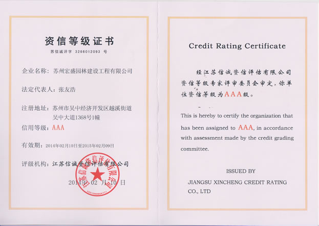 2014��AAA�Y�ŵȼ��C������